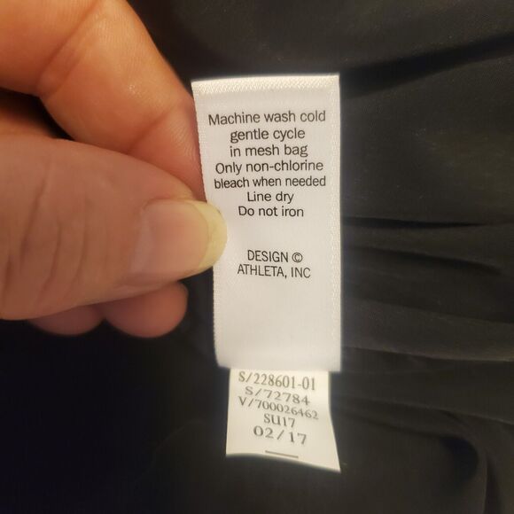 Athleta Sleeveless Lace Lined Razorback Blouse Sz S Tank Top Boho Office Summer - Picture 9 of 10